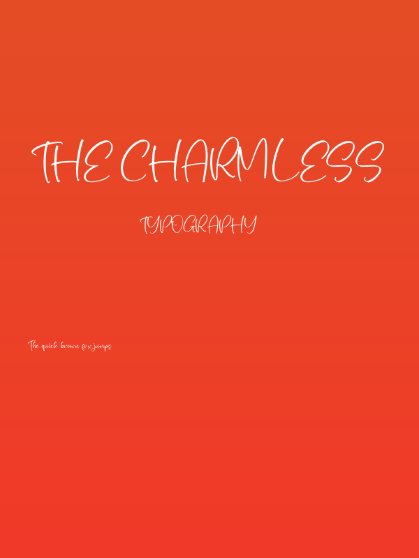 The Charmless Poster
