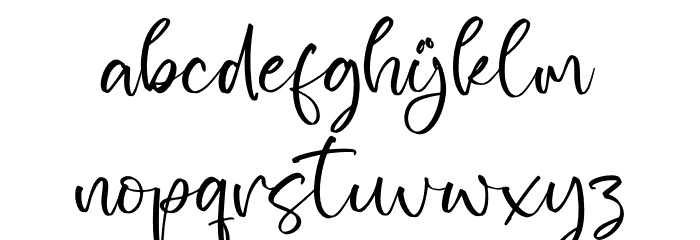 The Charmless Font LOWERCASE