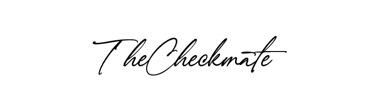 The Checkmate  免费字体下载