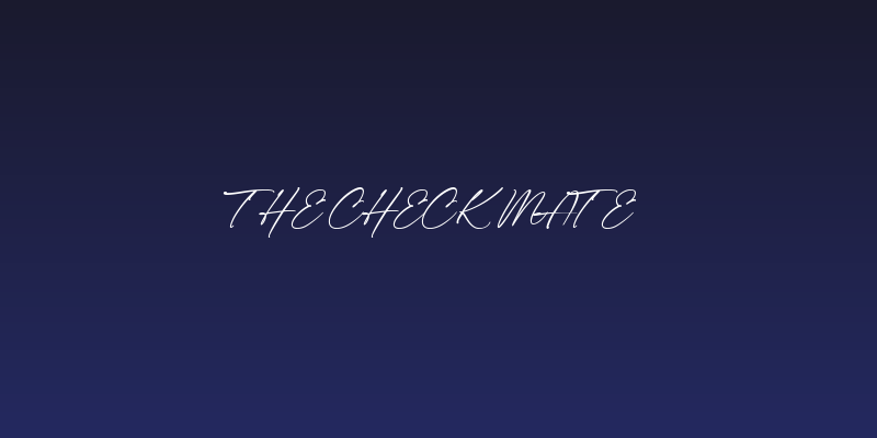 The Checkmate Social Header