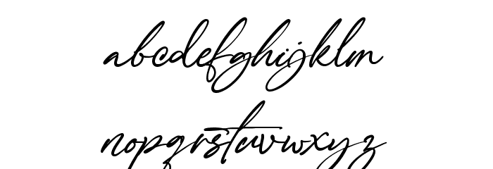 The Checkmate Font LOWERCASE