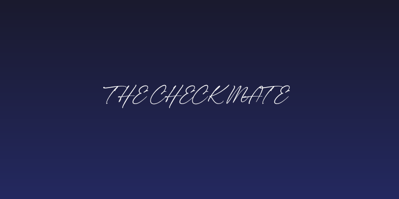 The Checkmate Social Header
