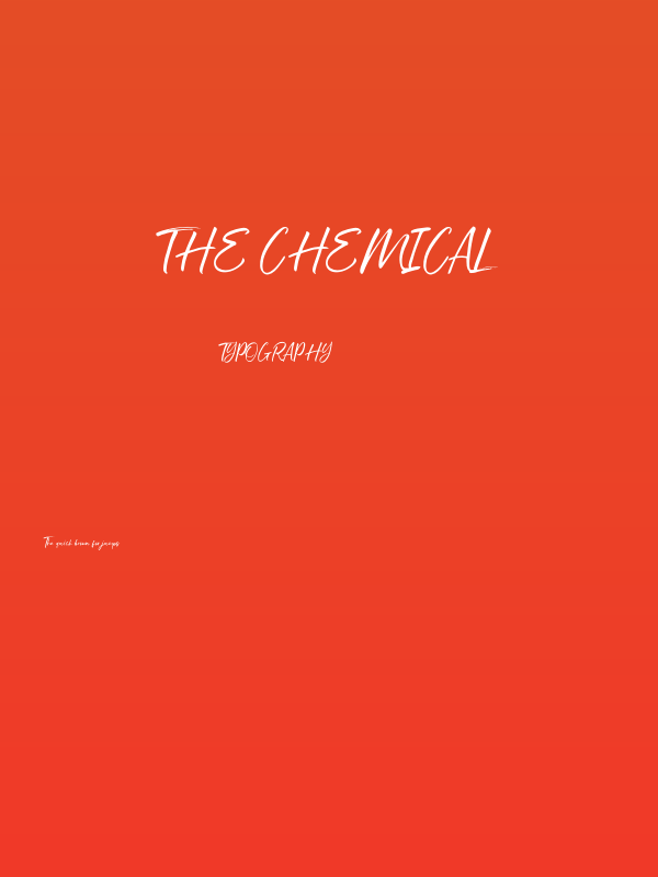 The Chemical Poster