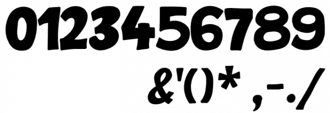 The Chery Moya Font OTHER CHARS