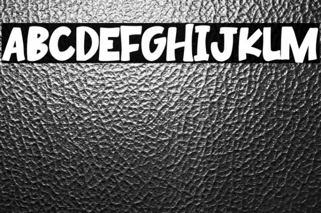 The Chery Moya Font examples