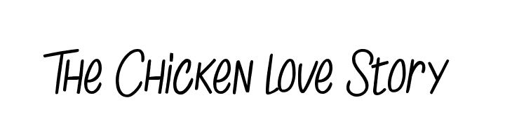 The Chicken love Story  لخطوط تنزيل