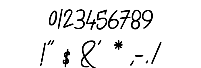 The Chicken love Story Font OTHER CHARS
