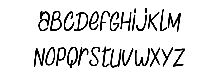 The Chicken love Story Font LOWERCASE
