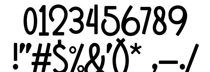 The Childrow Font OTHER CHARS