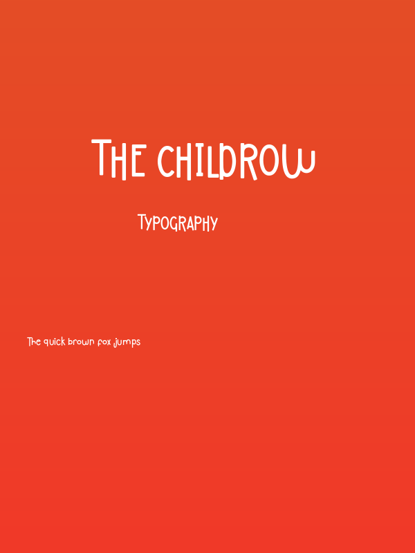 The Childrow Poster
