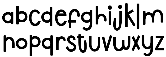 The Childrow Font LOWERCASE