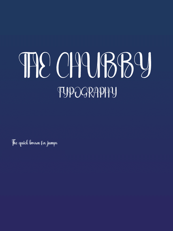 The Chubby Poster