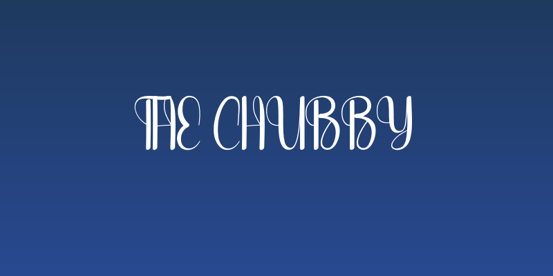 The Chubby Social Header