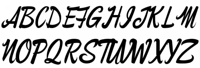 The Cinthia Edito Schriftart Groß