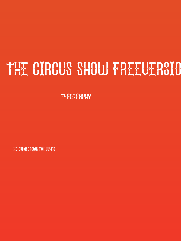 The Circus Show FreeVersion Poster