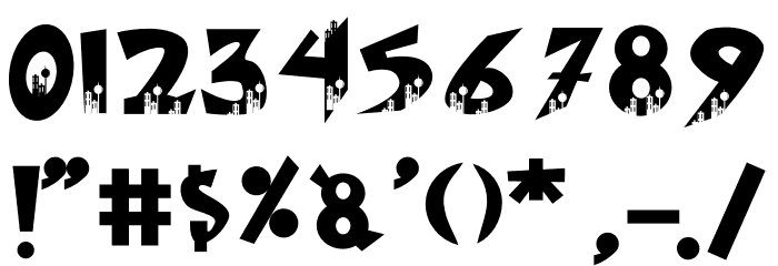 The Cityzen Font OTHER CHARS