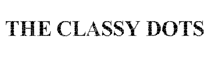 The Classy Dots Font