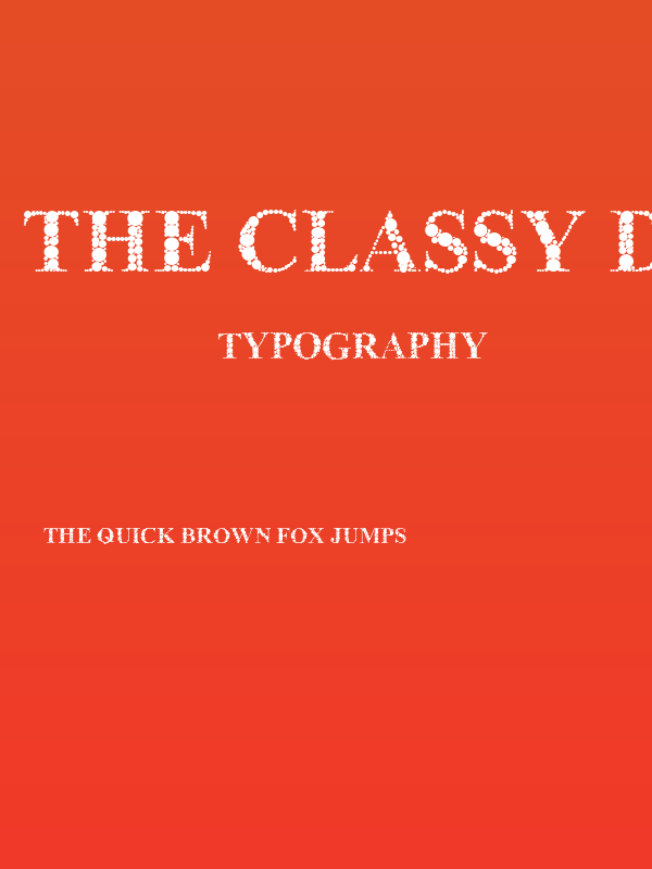 The Classy Dots Poster