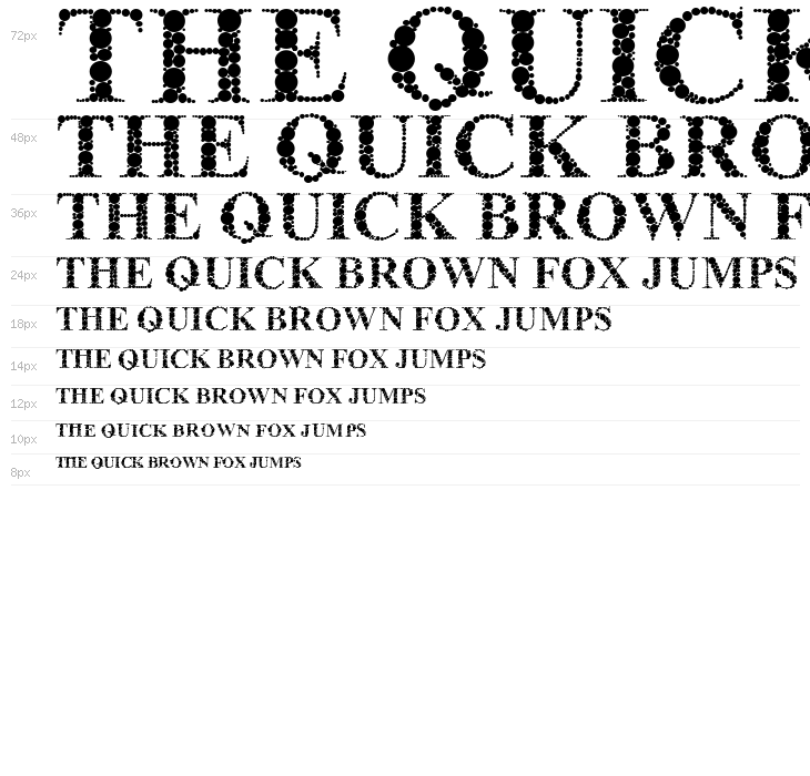 The Classy Dots Waterfall