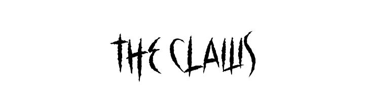 The Claws  フリーフォントのダウンロード
