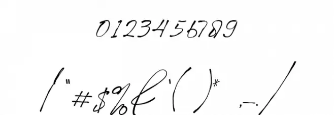 The Coastal Font OTHER CHARS