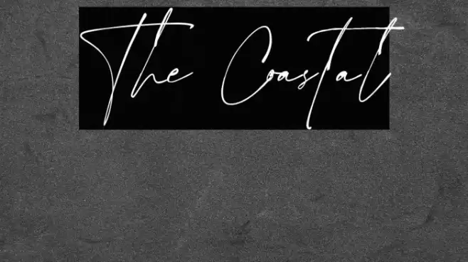 The Coastal Font examples