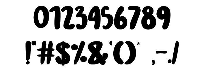 The Coconut love Font OTHER CHARS