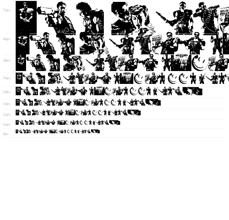 The Comedian Dingbats Waterfall