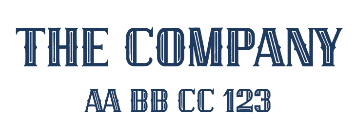 The Company Font Preview