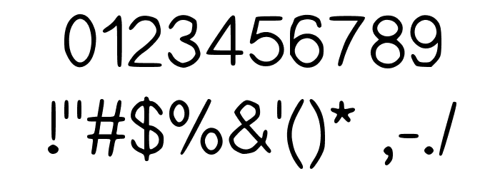 The Confession Regular Font OTHER CHARS