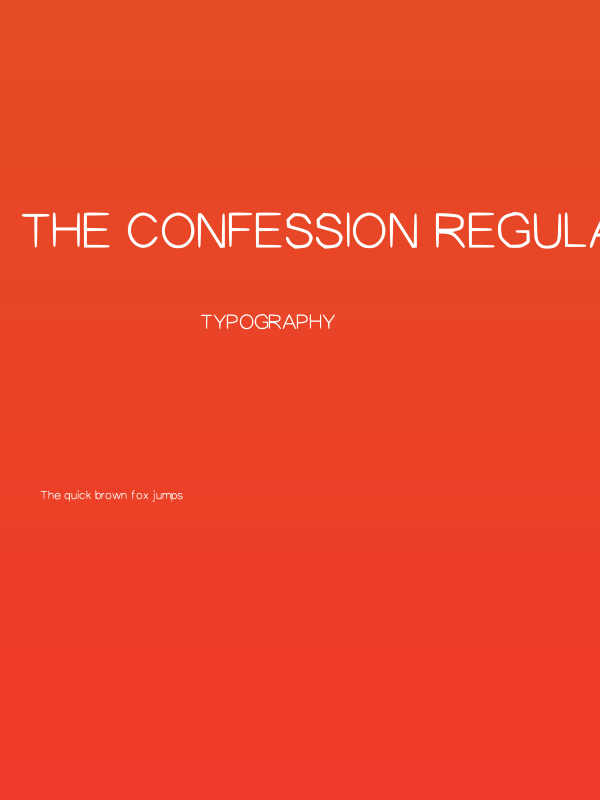 The Confession Regular Poster