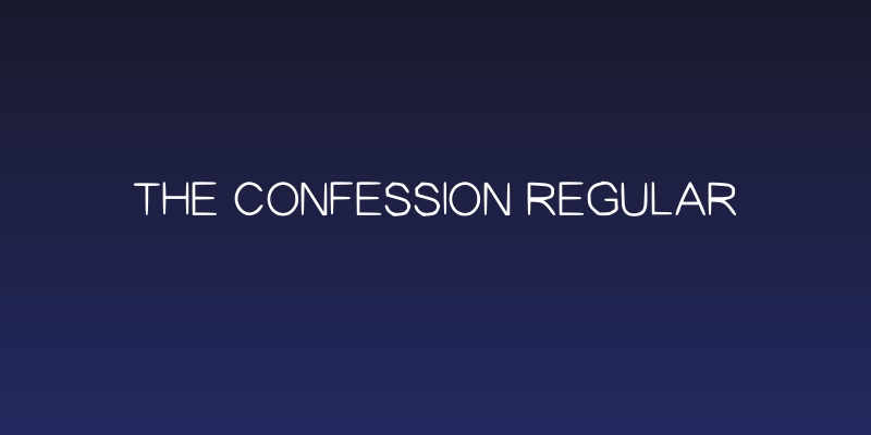 The Confession Regular Social Header