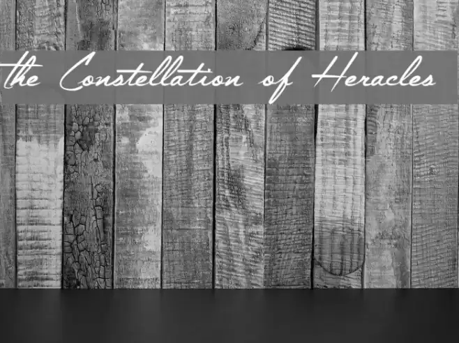 The Constellation of Heracles Font examples