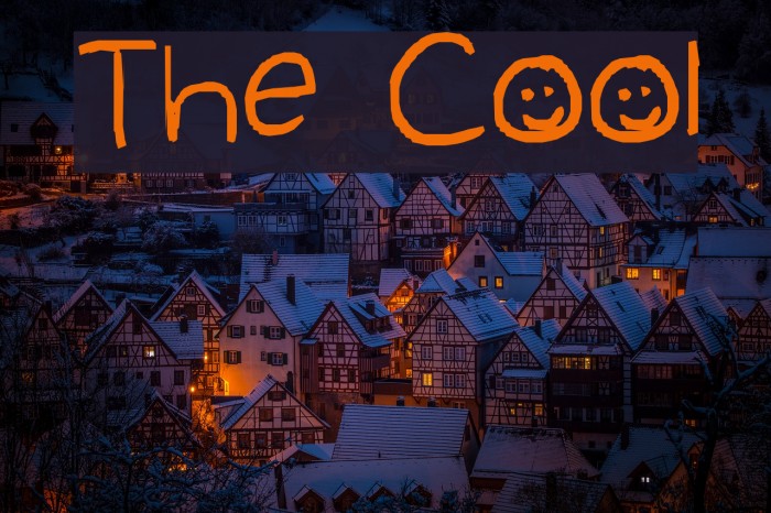 The Cool Font examples