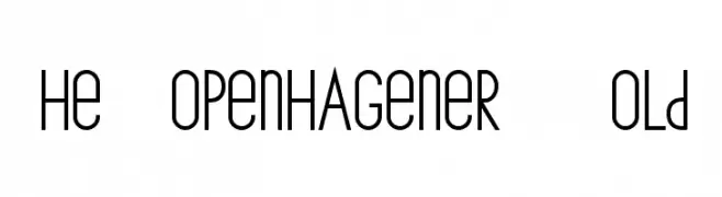 The Copenhagener Bold  تنزيل الخطوط