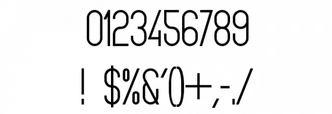 The Copenhagener Bold Font OTHER CHARS