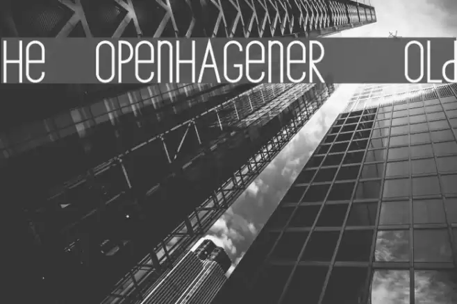 The Copenhagener Bold Font examples