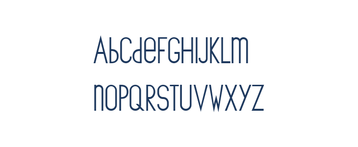 The Copenhagener Bold Lowercase