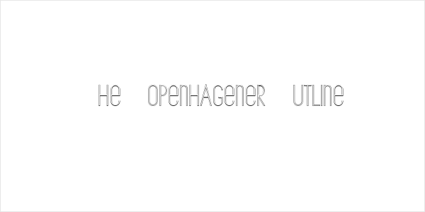 The Copenhagener Outline Logo