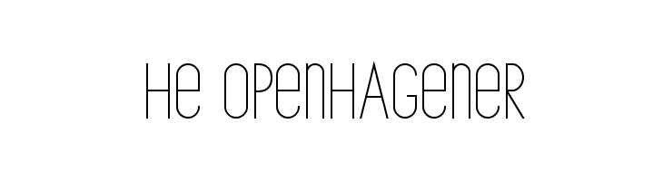 The Copenhagener  Frei Schriftart Herunterladen