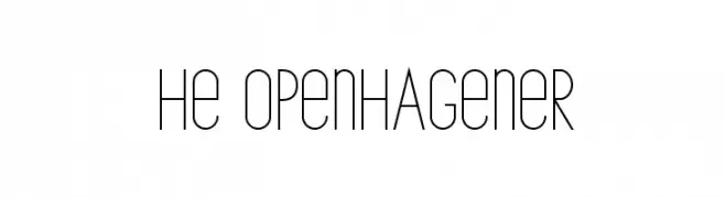 The Copenhagener  Frei Schriftart Herunterladen