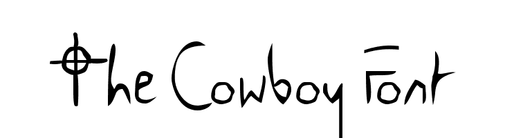 The Cowboy Font  Free Fonts Download