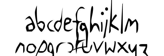 The Cowboy Font Font LOWERCASE