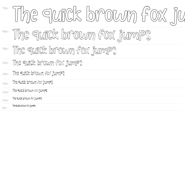 The Crafty ! Outline Waterfall