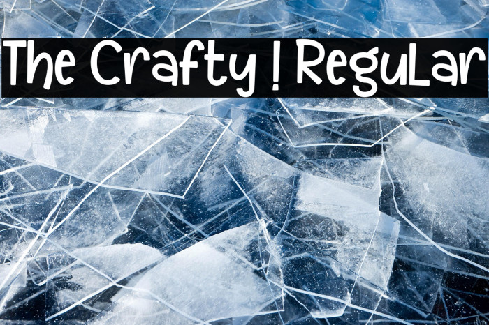 The Crafty ! Regular Example 1