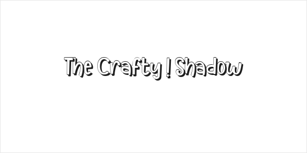 The Crafty ! Shadow Logo