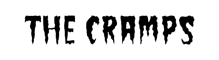 The Cramps Шрифта
