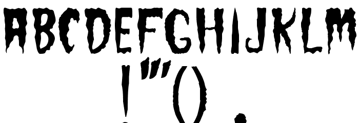 The Cramps Font OTHER CHARS