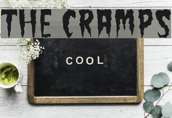 The Cramps Font examples
