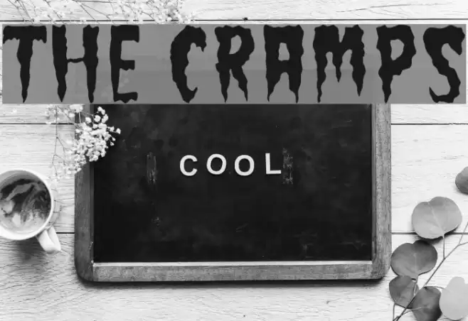 The Cramps Шрифта examples